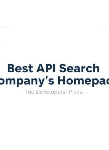 Best API Search Company’s Homepage