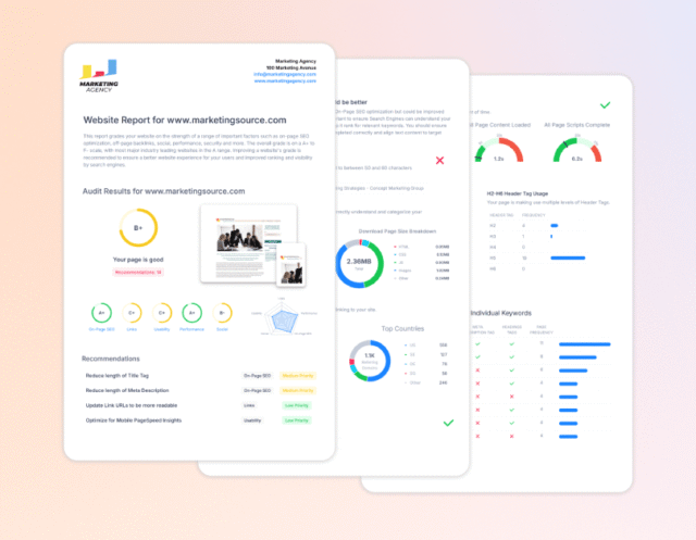 SEO Reports for Clients
